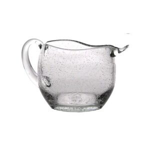St. Remy Bubble Glass Pitcher By Abigails, 1.5 Quarts, 5.5" Height 9.75" Length
